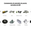 Receptor y mandos Operador de puerta corredera SL108