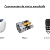 Componentes de motor enrollable Motor para persiana enrollable