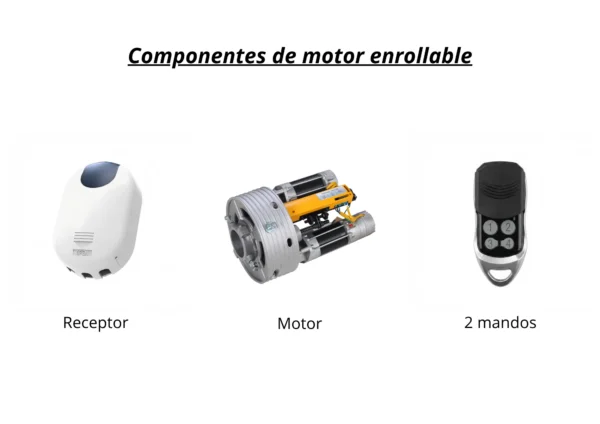 Componentes de motor enrollable Motor para persiana enrollable